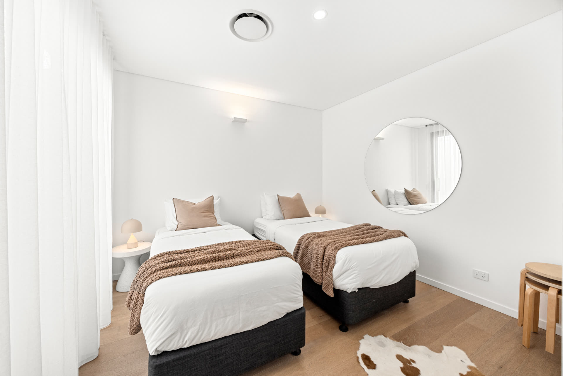 Extra-long single beds